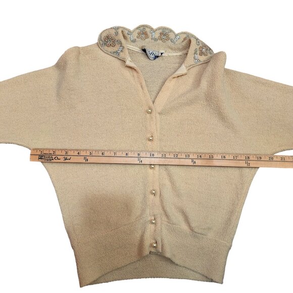 1950s Lofties Designed by Laurence Cream Cardigan - Picture 7 of 11